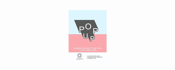 SUMMER POP-UP MARKET - August 6 - 20, 2017