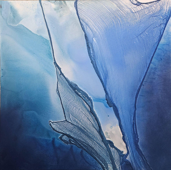 Sister's of the Water, 36" x 36" Painting Leah Hicks
