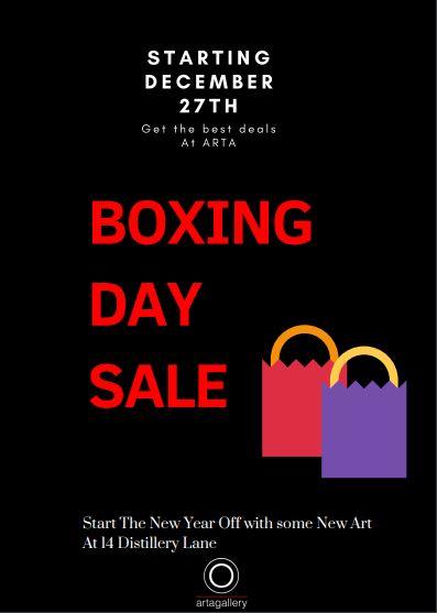 BOXING DAY SALE - December 27
