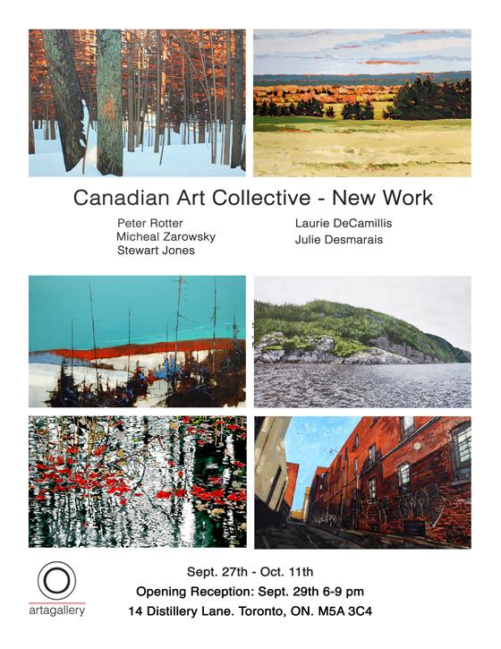 CANADIAN ART COLLECTIVE - NEW WORK - September 27 - October 11, 2016