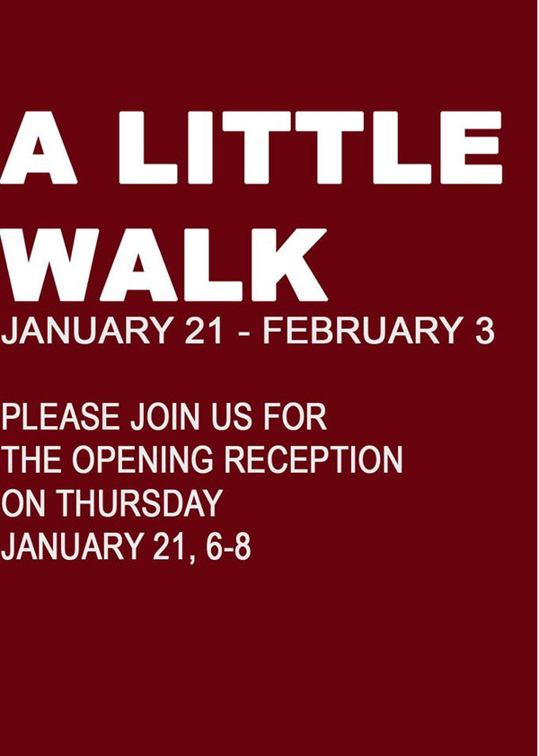 A LITTLE WALK -  January 21 - February 9, 2010