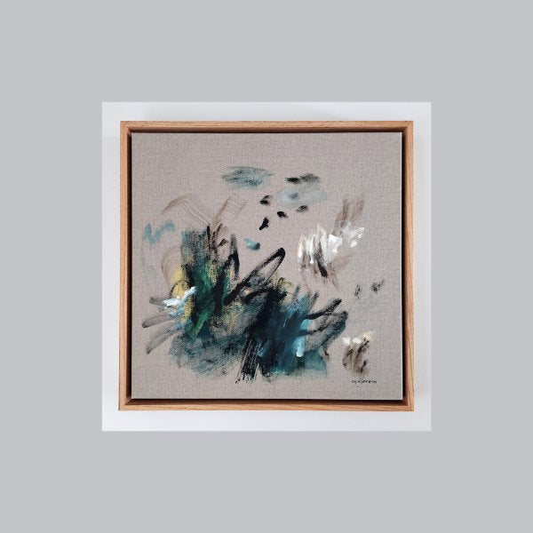 Albedrio 1, 16" x 16" Painting Maria Moreno