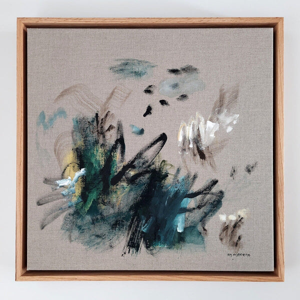 Albedrio 1, 16" x 16" Painting Maria Moreno