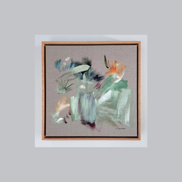 Albedrio 2, 16" x 16" Painting Maria Moreno