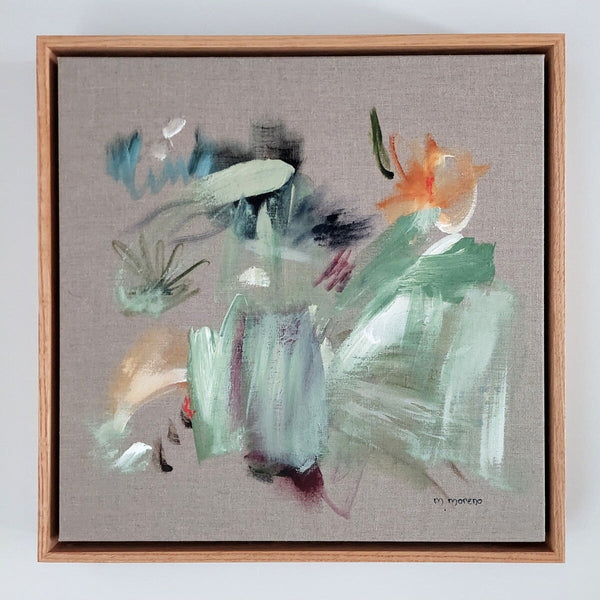 Albedrio 2, 16" x 16" Painting Maria Moreno