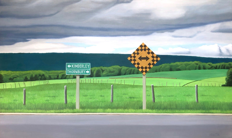 Beaver Vally Road, 36" x 60" Artwork Jonathan Houghton
