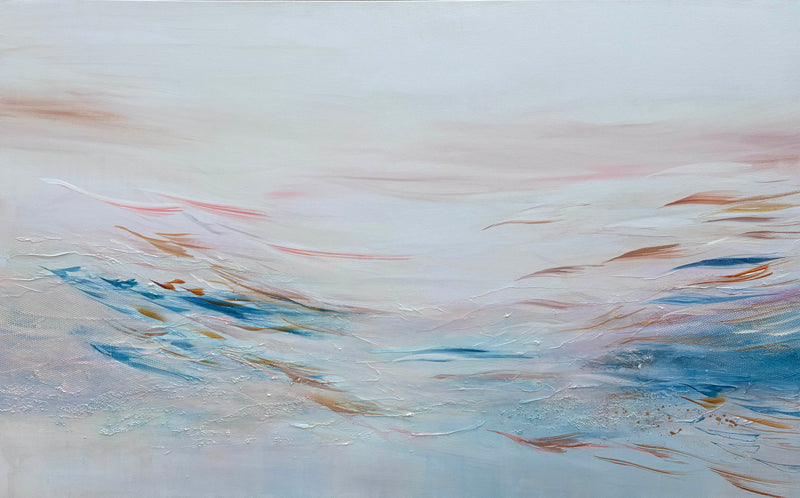 Beyond the Quiet, 30" x48" Painting Maryam Ebrahimi