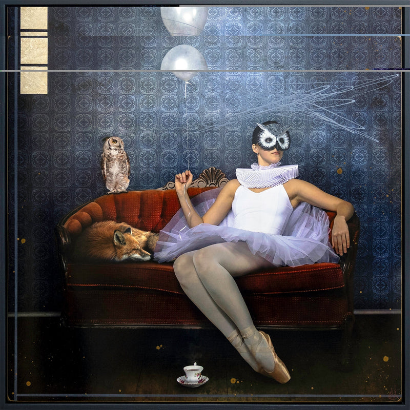 Birds of a Feather, 38" x 38" Artwork Morgan Jones