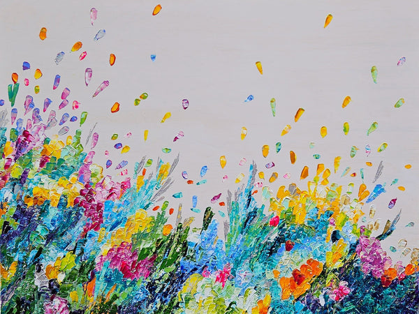 Celebration Of Summer, 30" x 40" Painting K.ate Taylor