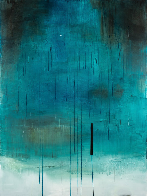 Cenote Sun, 48" x 36" Painting Janet Taylor