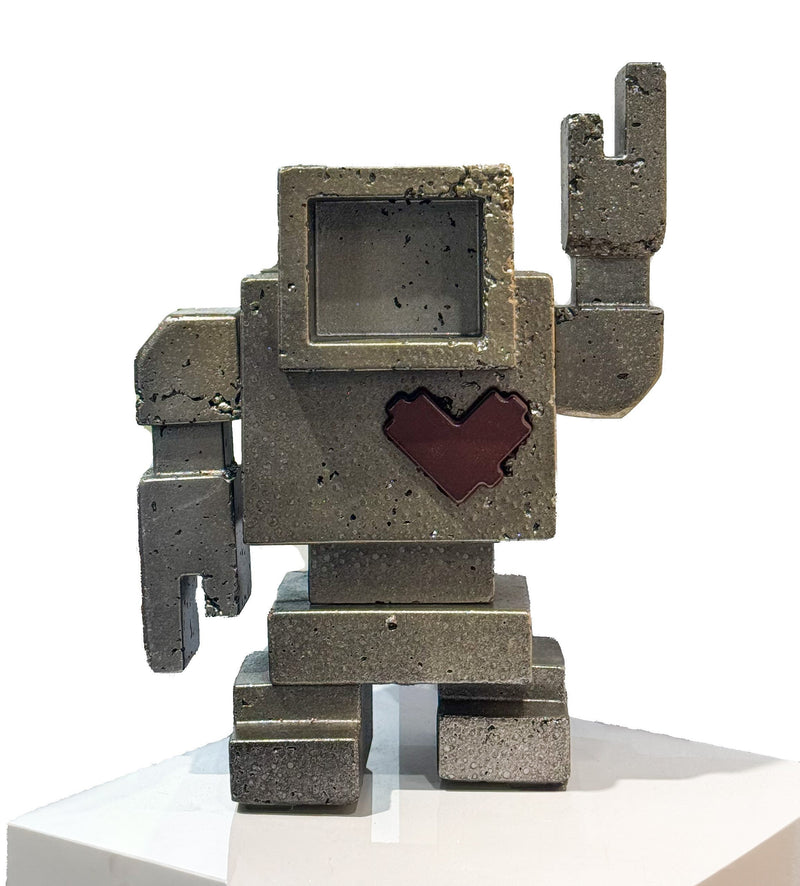 City Rain Fall, 12" x 12" Sculpture Matthew Del Degan