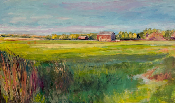 Clarksburg Farm, 30" x 48" Painting Natasha Lehman