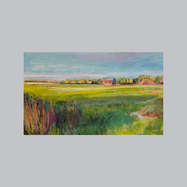 Clarksburg Farm, 30" x 48" Painting Natasha Lehman
