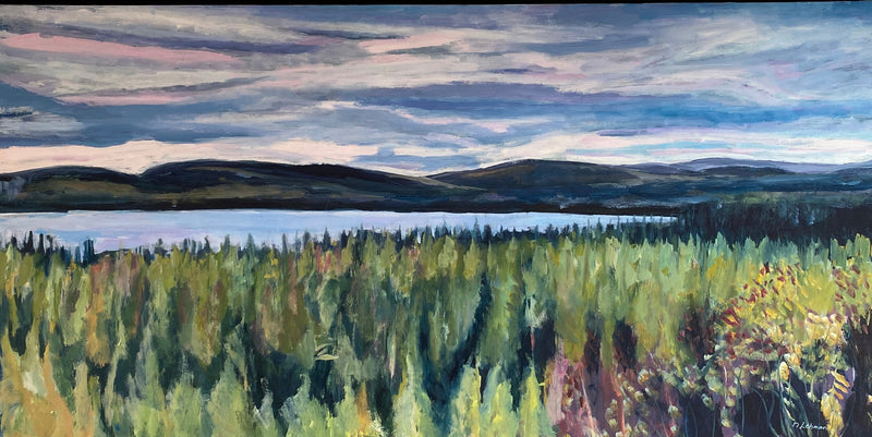 Enchanted North, 30" x 60" Painting Natasha Lehman