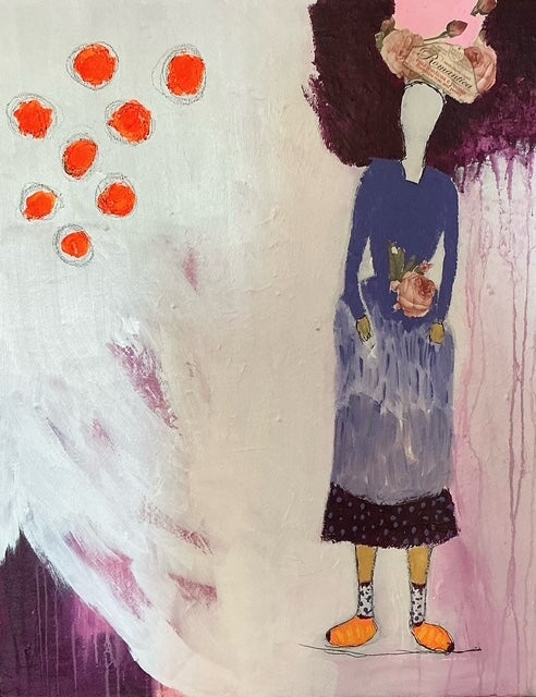 Florencia Had No Regrets, 24" x 30" Painting Libby Sims