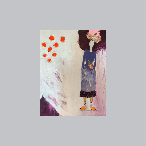 Florencia Had No Regrets, 24" x 30" Painting Libby Sims