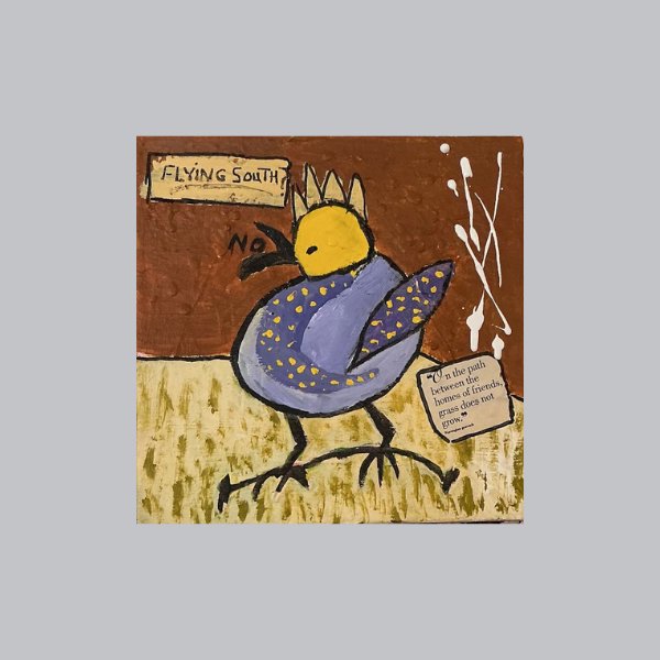 Flying South, 12" x 12" Painting Libby Sims