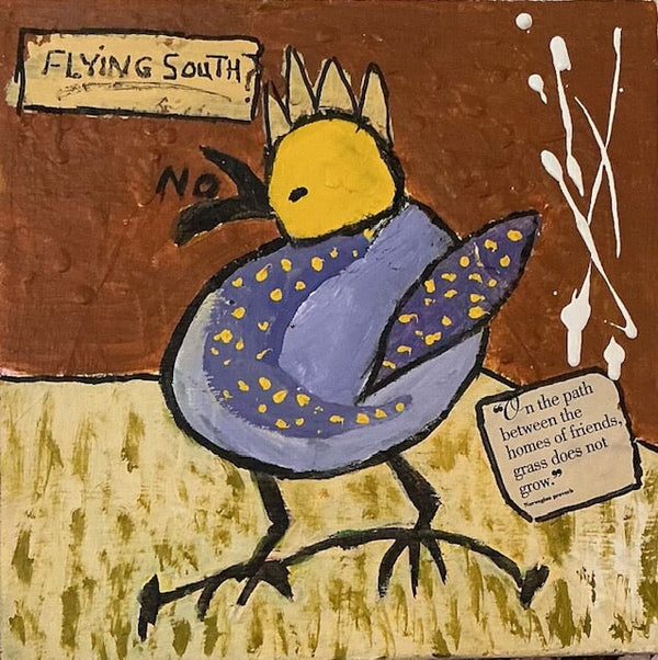 Flying South, 12" x 12" Painting Libby Sims