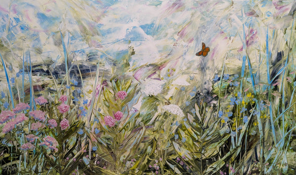 I'm Still Drawn To You, 36" x 60" Painting Hanna MacNaughtan