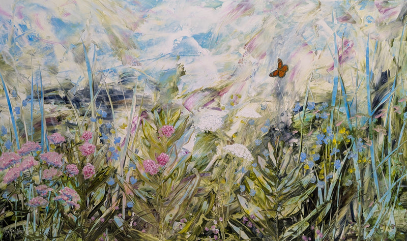 I'm Still Drawn To You, 36" x 60" Painting Hanna MacNaughtan