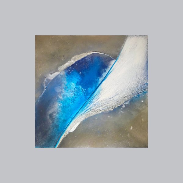 Infinite Layers, 40" x 40" Painting Leah Hicks