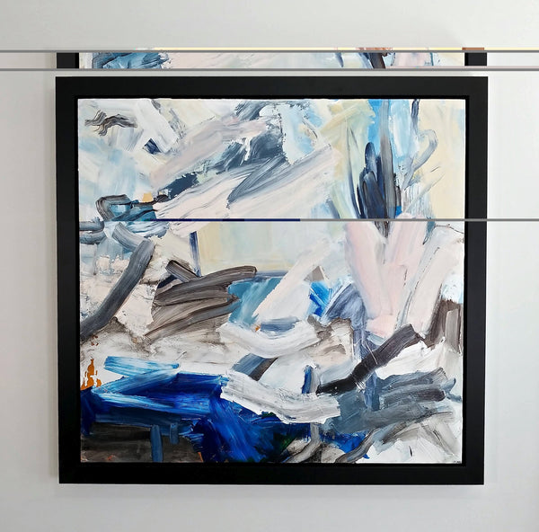 Lakeshore Horizon, 40" x 40" Artwork David Willis