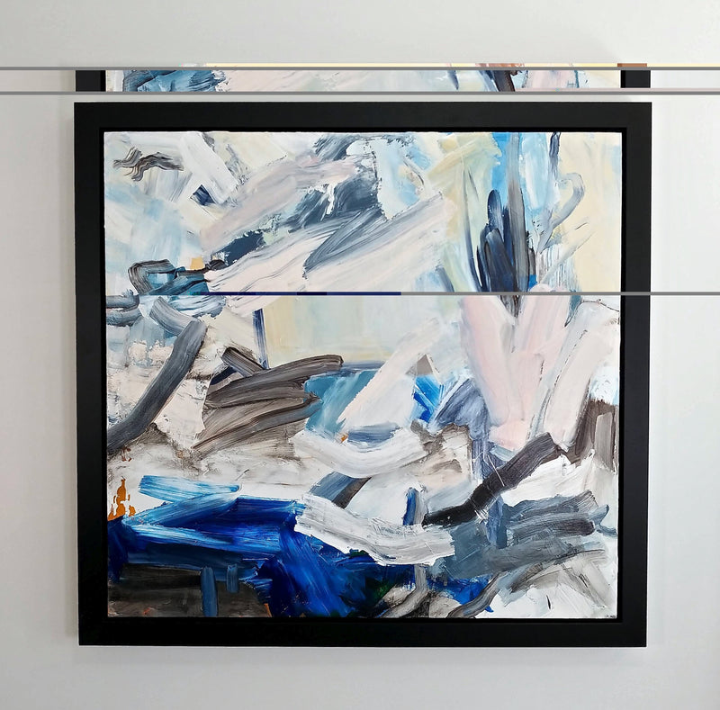 Lakeshore Horizon, 40" x 40" Artwork David Willis