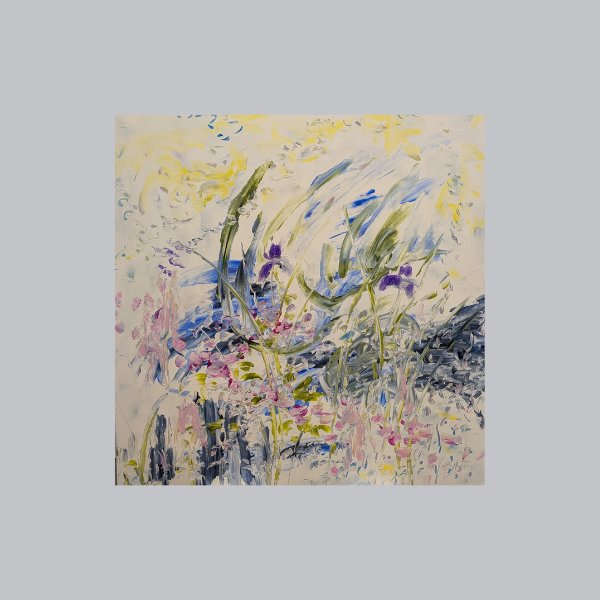 Let Me Know When You're Ready To Go, 48" x 48" Painting Hanna MacNaughtan