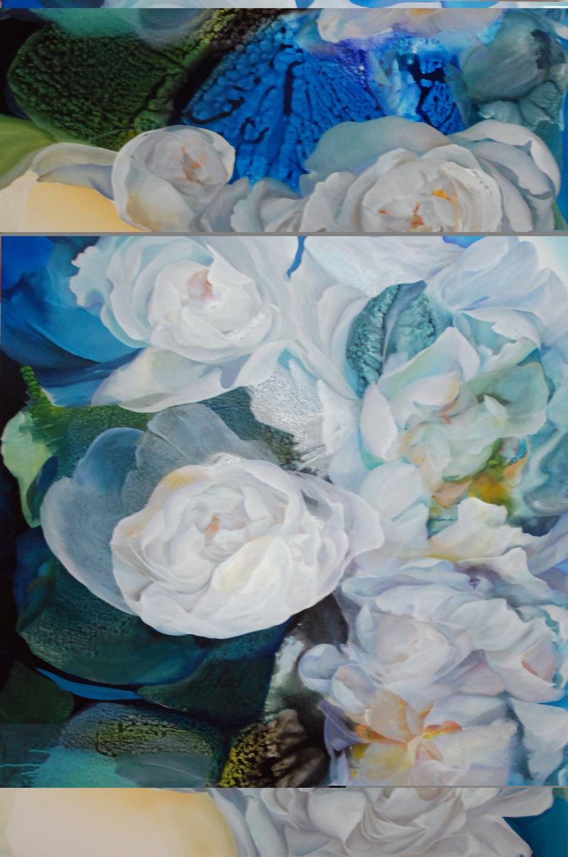 Mer and Memoirs, 60" x 40" Artwork Elle Belz