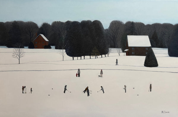 'My Favourite Season', 24" x 36" Painting Momo Simic