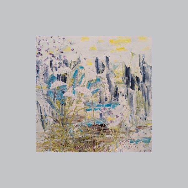 My Feet Are Planted Firmly On The Ground, 36" x 36" Painting Hanna MacNaughtan