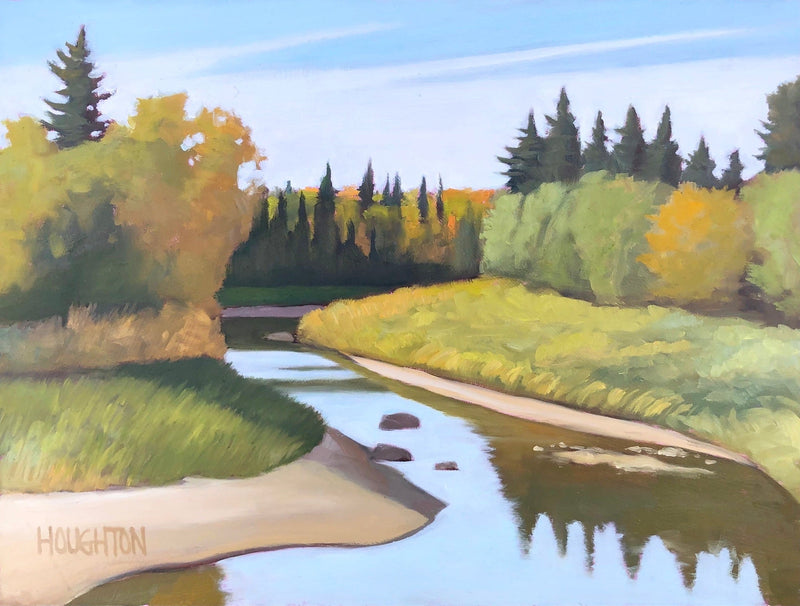 Onakawana Fall, 9" x 12" Artwork Jonathan Houghton