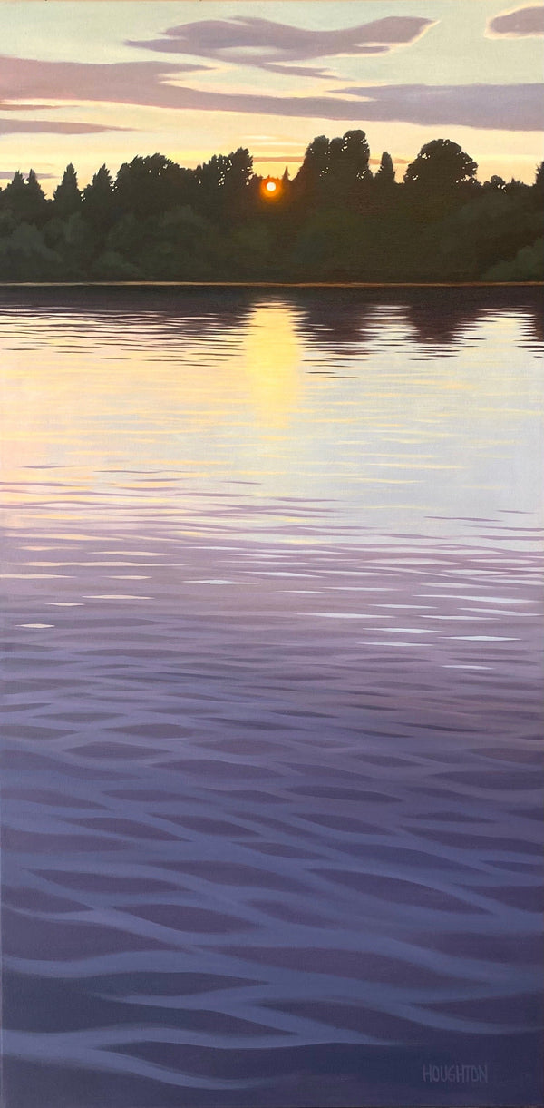 Otonabee Sunset, 36" x 18" Artwork Jonathan Houghton