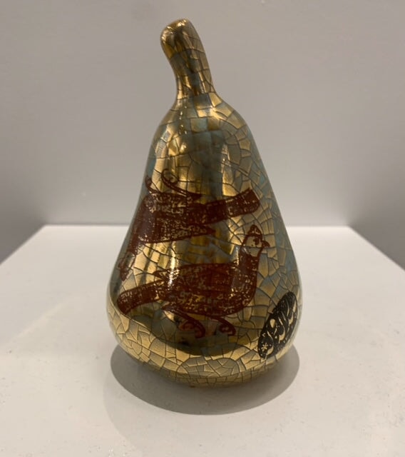 Pear_Golden Large, 4.50"x 3.75" x 3" Artwork Reza