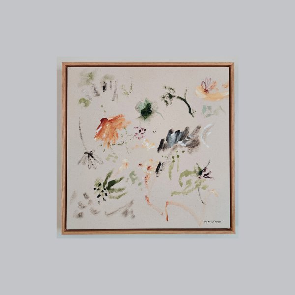 Ramitas 11, 20" x 20" Painting Maria Moreno