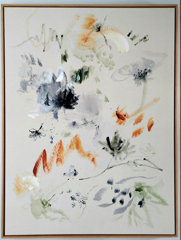 Ramitas 9, 48" x 36" Painting Maria Moreno