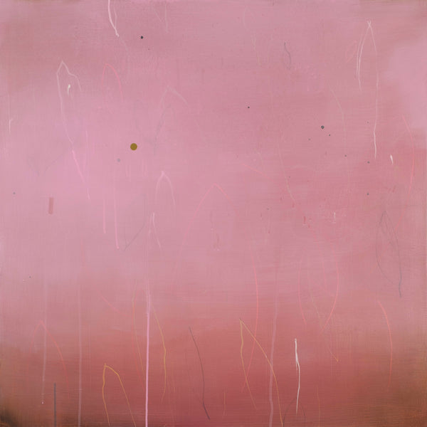 Rose Moon, 36" x 36" Painting Janet Taylor