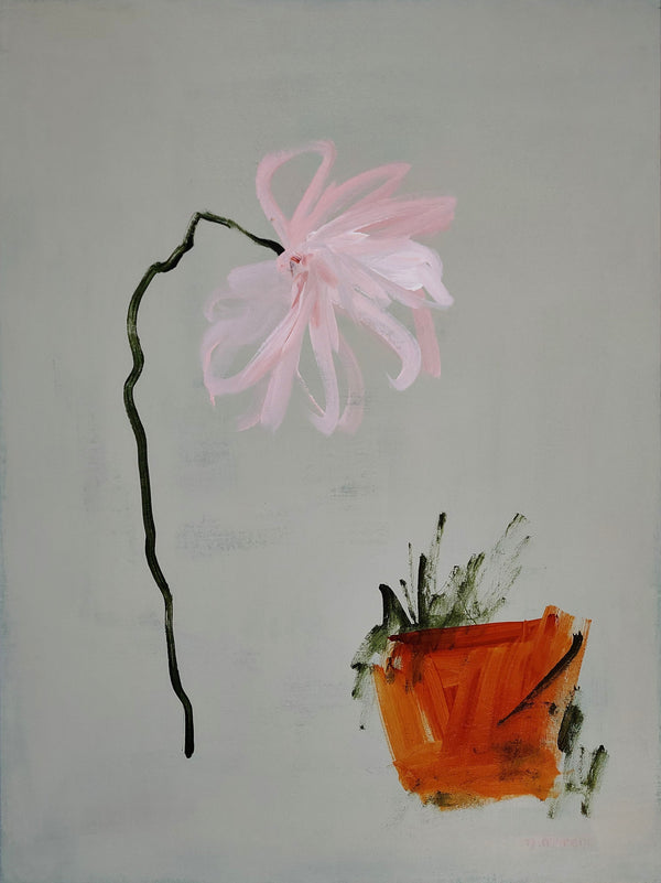 "Solitaria 31", "24x18" x 1.5" Painting Maria Moreno