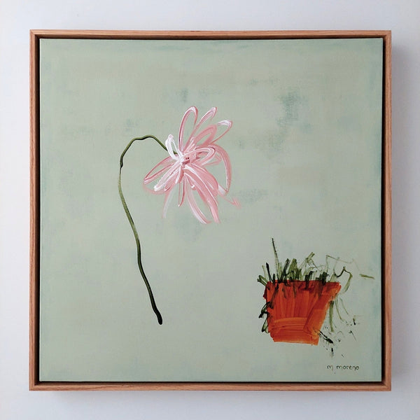 Solitaria 52, 24" x 24" Painting Maria Moreno