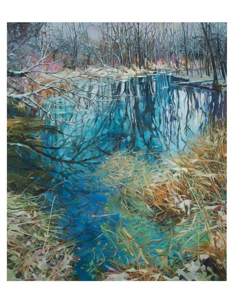 Spring Flood, 73.5" x 61" Painting Hew Elcock