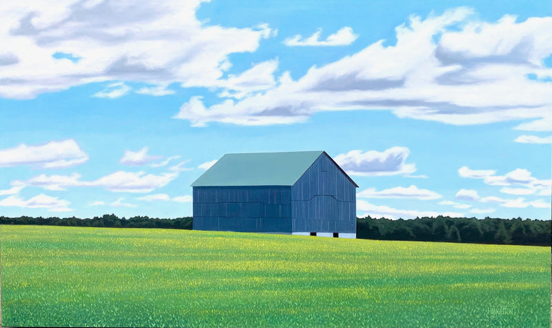 Summer Barn, 30" x 50" Artwork Jonathan Houghton