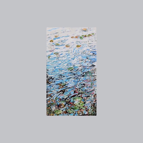 Summer Water Dazzle 8, 28" x 16" Painting Micheal Zarowsky