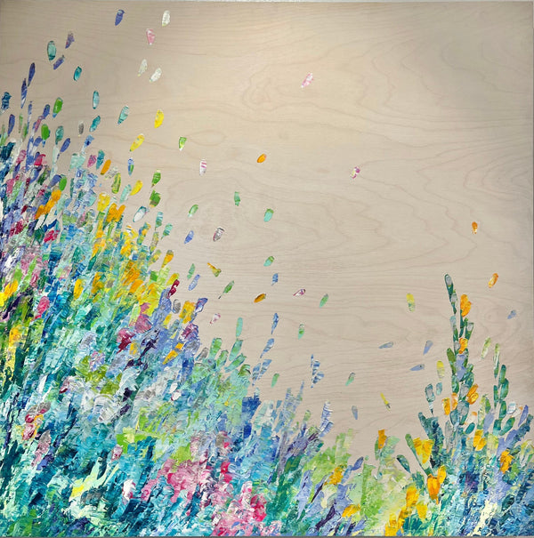 That Perfect Summer Day, 40" x 40" Painting Kate Taylor