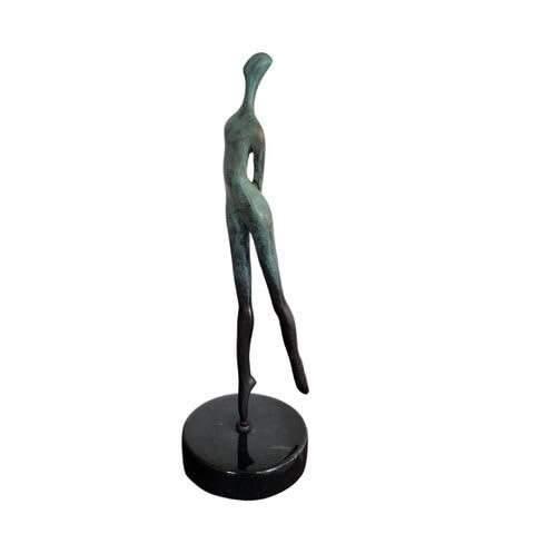 The Dancer (Green), 2025, (2/20) - 12.25 x 4 x 4.25 Sculpture Holly Atkinson