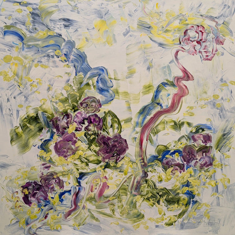 The Sky's The Limit, 48" x 48" Painting Hanna MacNaughtan