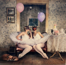 Three Ballerinas 3, 8" x 8" Photograph Morgan Jones