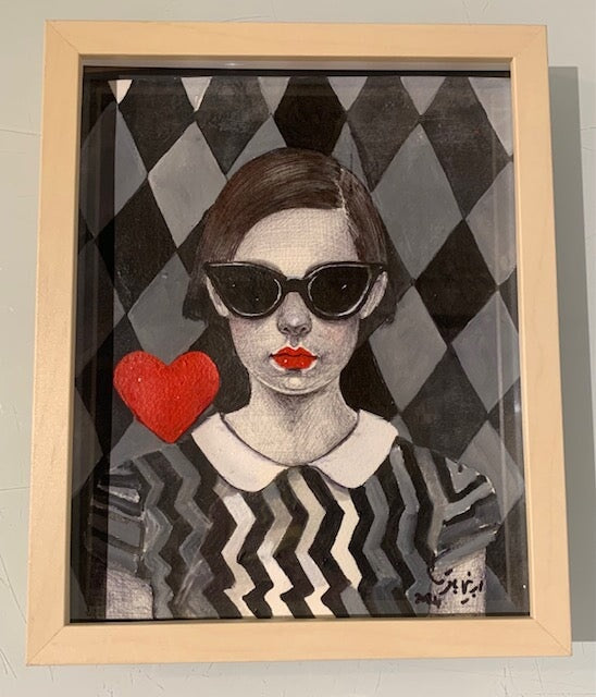 Untitled_From My Heart Series, 9" x 11" Artwork Ebrin Bagheri