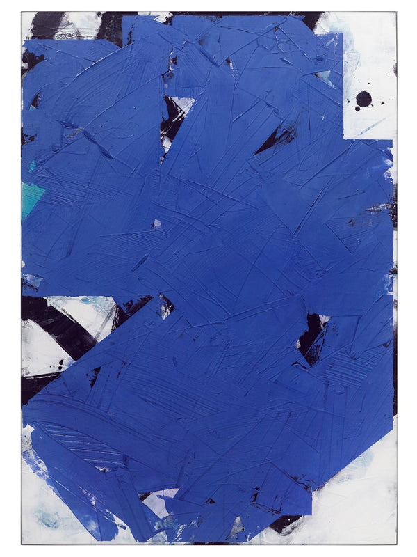 Vivid Blue No.37, 68" x 48" Painting Ivo Stoyanov