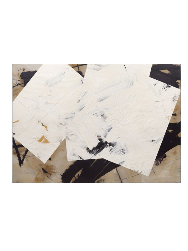 White No. 08, 68" x 48" Painting Ivo Stoyanov