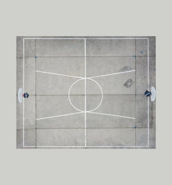 Basketball Court, 38" x 48” Photograph D. Wile